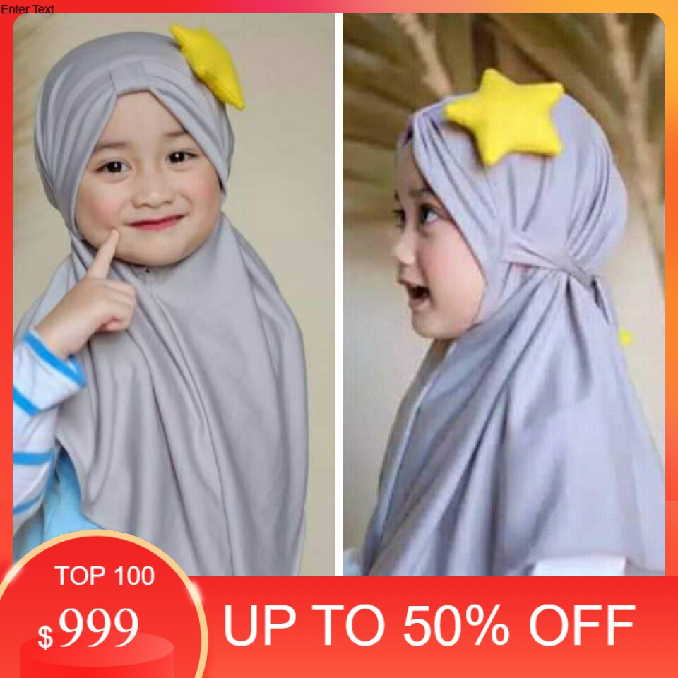 PROMO jilbab tk  TK BINTANG  kerudung paud  hijab  baby & kids  PUSAT GROSIR CICALENGKA