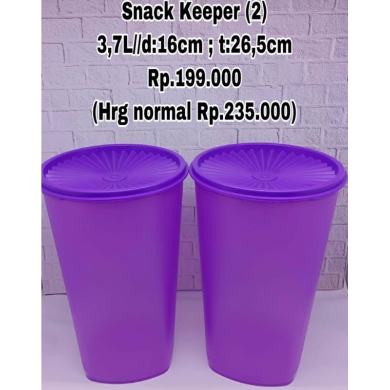 Snack Keeper Tupperware