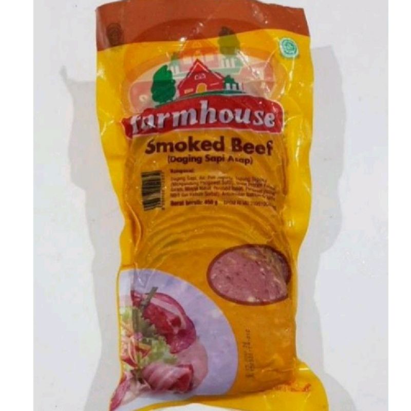 farmhouse smoked beef 450gr