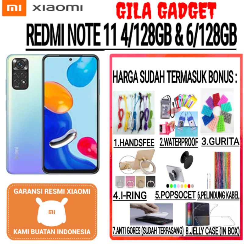 XIAOMI REDMI NOTE 11 RAM 4/128GB &amp; 6/128GB