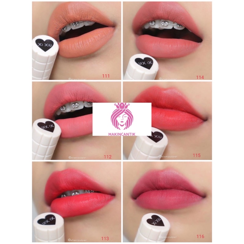 Xi Xiu Lipcream Satin Matte/Lip Cream Satin Matte Xi Xiu Matte BPOM