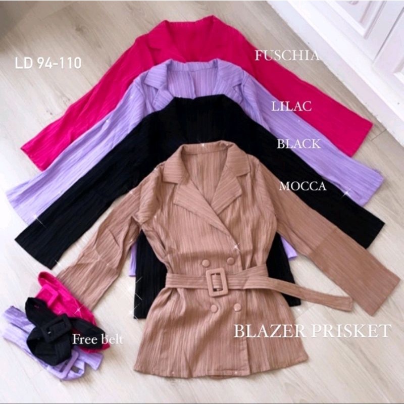 BLEZER PLISKET IMPORT BANGKOK
