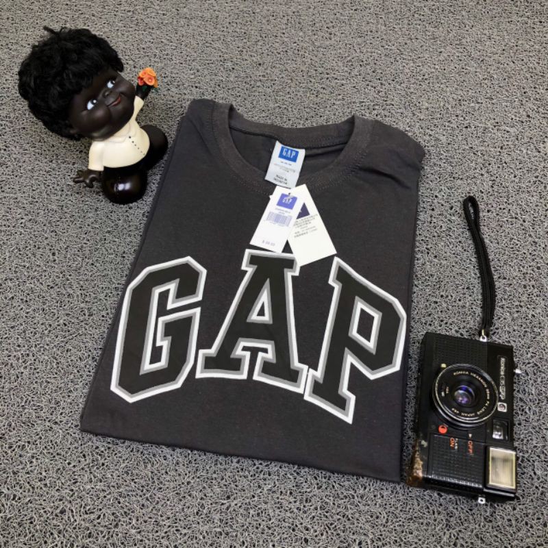 TSHIRT KAOS BAJU GAP LOGO HITAM LIKE ORI