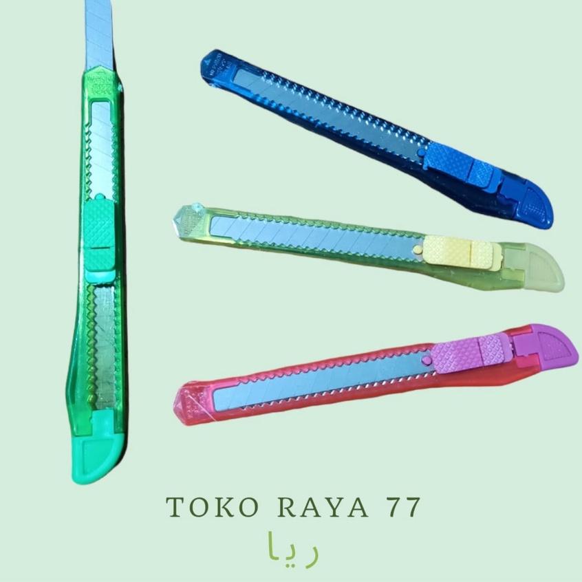 

Cutter Aneka Warna Tajam Bisa Diisi Ulang