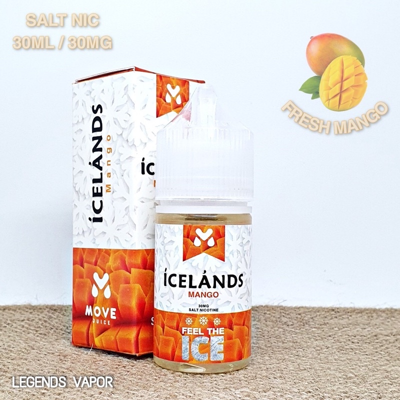 SALT NIC - ICELANDS MANGO 30ML 30MG AUTHENTIC