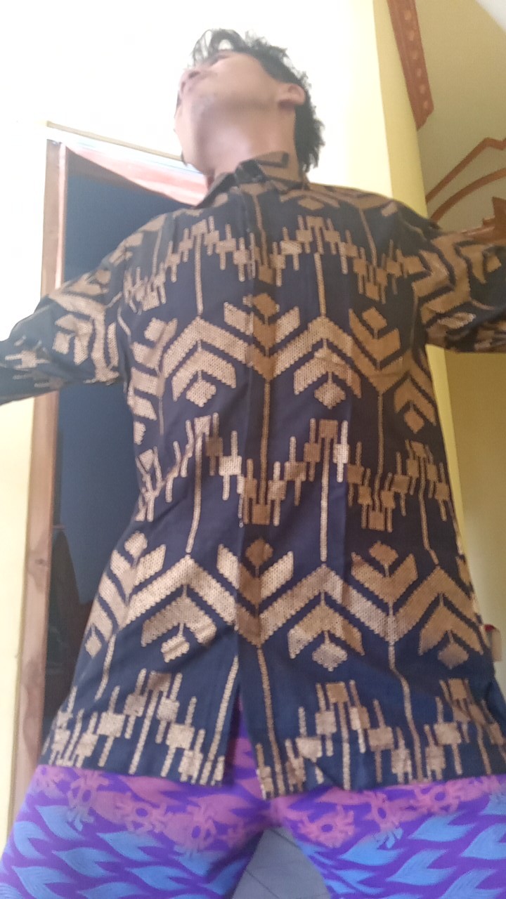 Set Batik Couple Adara Black (kemeja Batik, Rok Batik, Kebaya Adara Black)