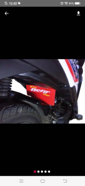 mudflap beat warna