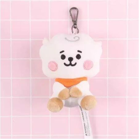 Boneka Gantungan Kunci Karakter BTS21 Lucuu Imut Hadiah Kado