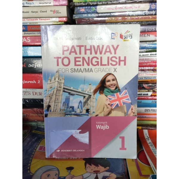 Buku Bahasa Inggris Pathway To English SMA Kelas 1 Wajib Erlangga Revisi Bekas