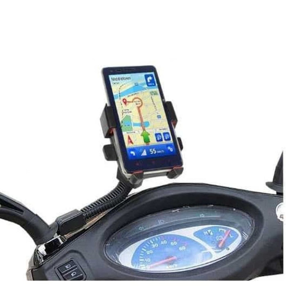 Dudukan HP Motor / Lazypod Motor / Tempat Hp Motor Sepeda UNIVERSAL