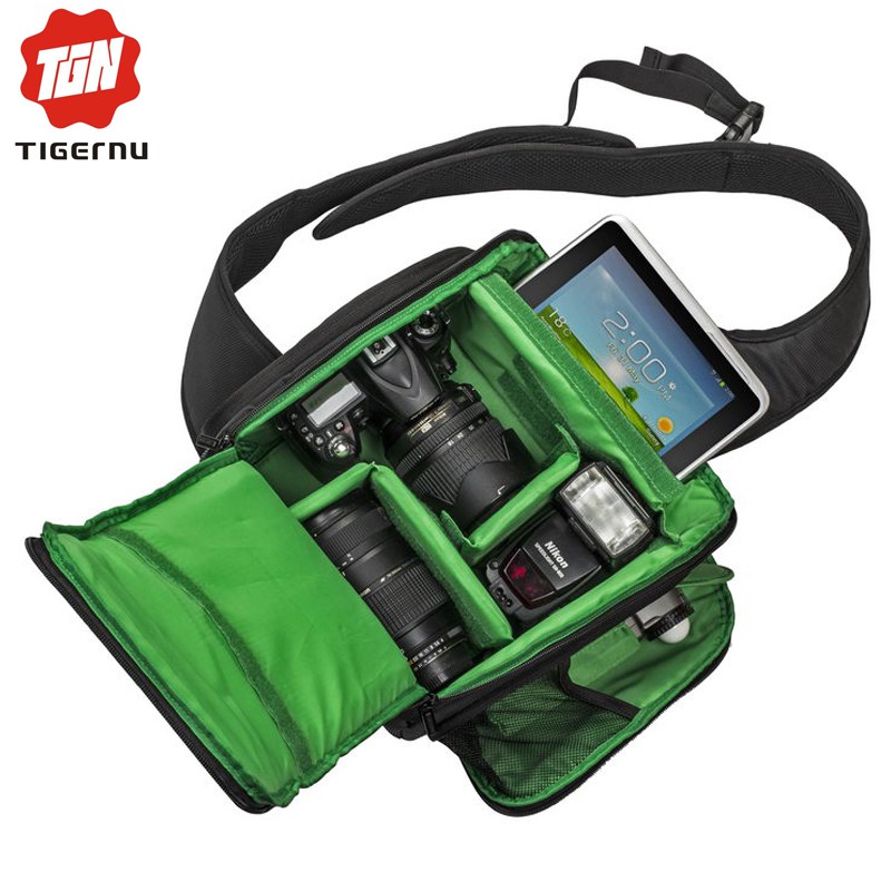 AKN88 - TIGERNU PREMIUM - T-C8022 Tas Kamera DSLR Anti Theft Rain Proof Shock Proof