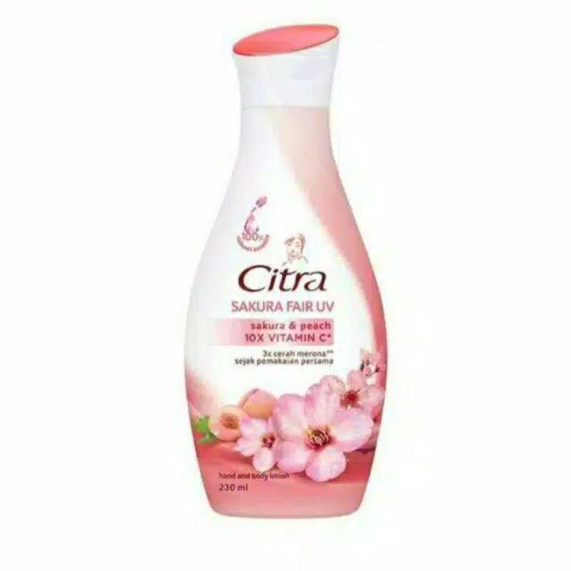 citra hand & body lotion Sakura glow UV 120ML