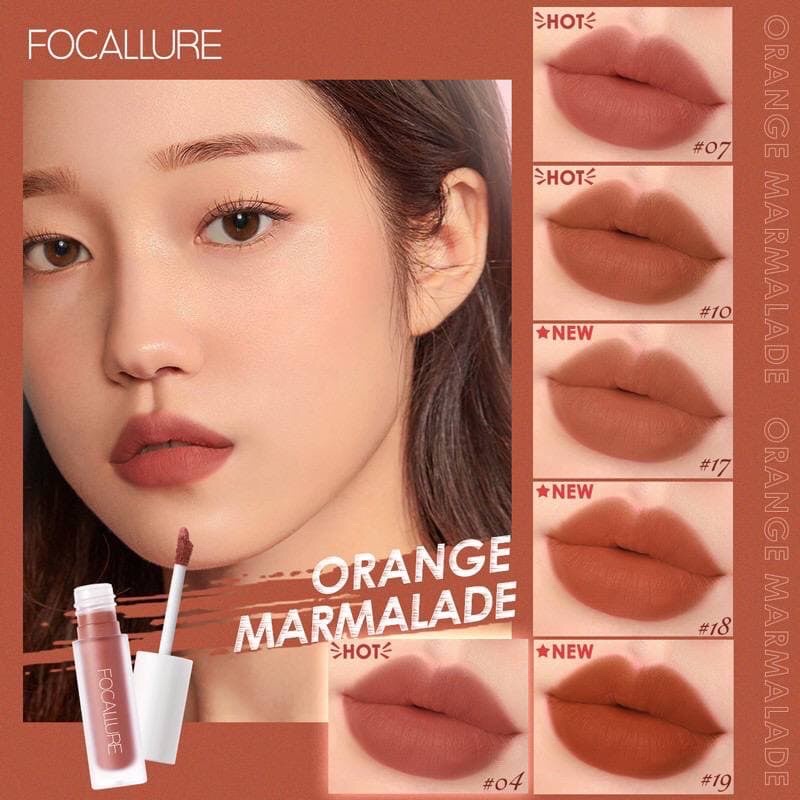 (FREE Eyeshadow) Focallure staymax Lipstick Matte Lembut Melembabkan &amp; Ringan FA134