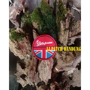 PATCH BORDIR / EMBLEM BORDIR LOGO VESPA/JEEP/BMW/IMI UNTUK DI JAKET/BAJU/PECI/TERLARIS/TOPI BEST QUA