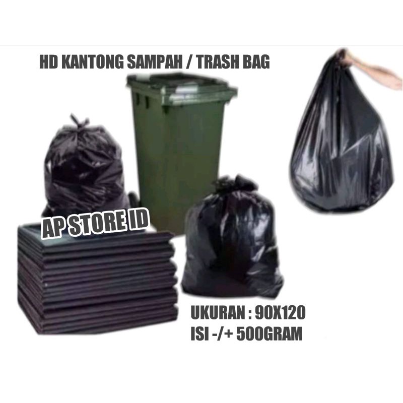 Hd kantong sampah / trash bag 90x120