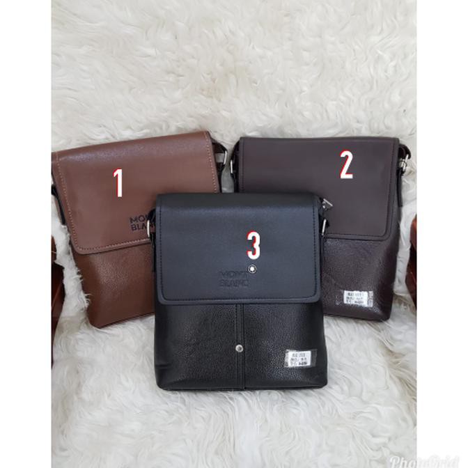 Sale Tas Selempang Pria Mont Blanc / Tas Pria Selempang Fashion Mont Blanc Terbaru