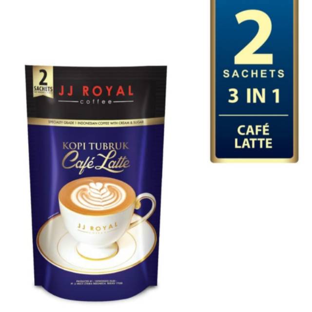 

JJ Royal Coffee Kopi Tubruk Cafe Latte Inner Bag @ 2 sachets