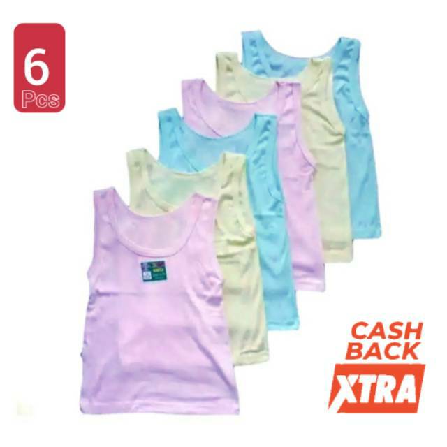 6 Singlet Anak Agree Warna Kaos Dalam