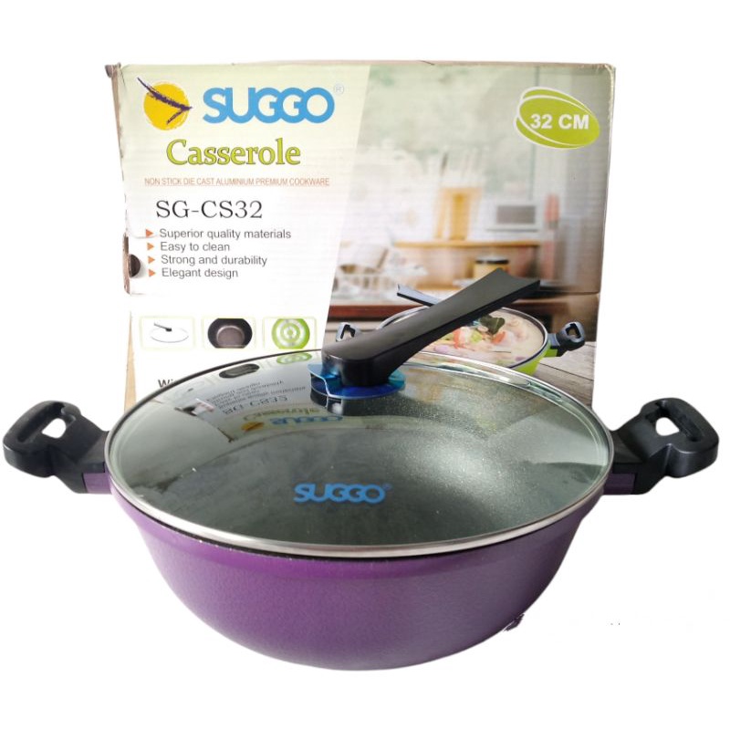 Wok Pan Suggo  Ukuran 32 cm Anti Lengket