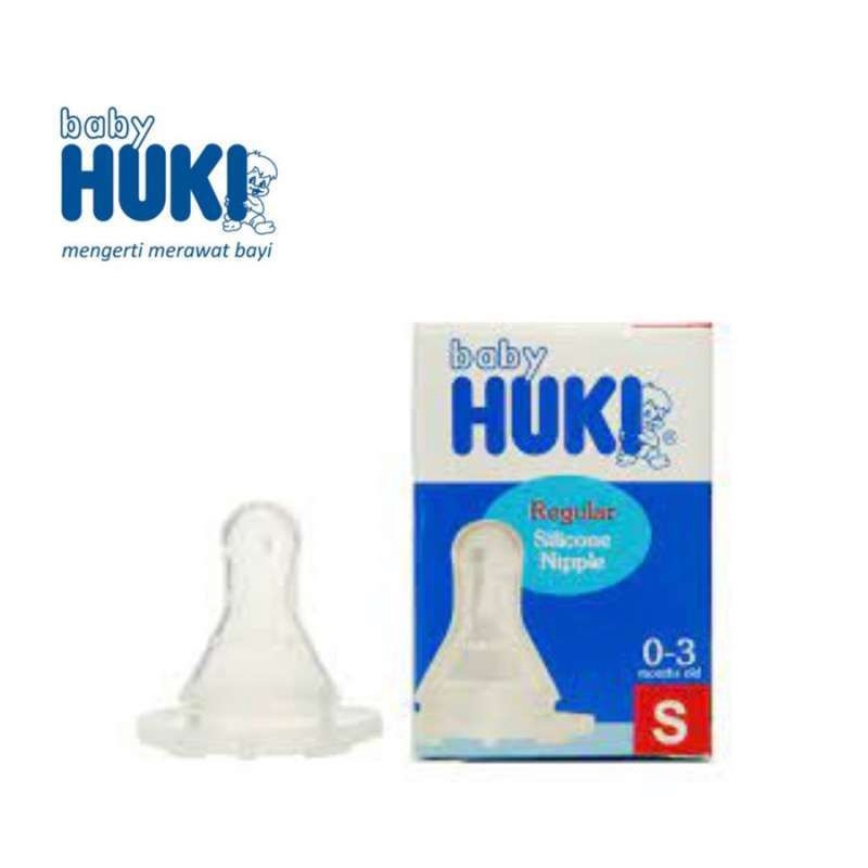 Baby Huki Dot Reg Silicone Nipple 1's