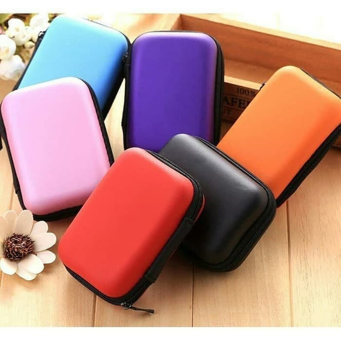 R0549 Pouch KECIL Travel Organizer Kabel Charger Adaptor Earphone