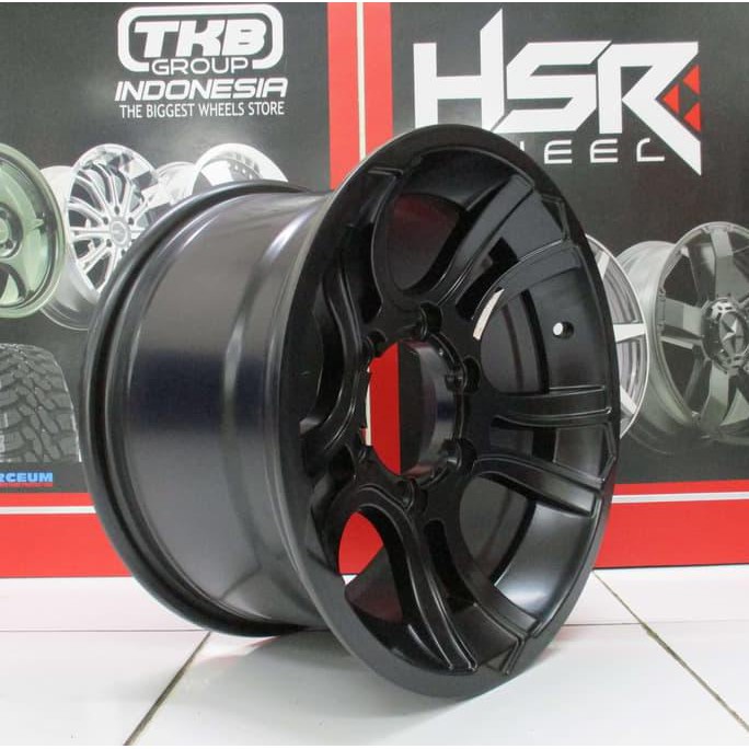 TERARIS VELG  MOBIL  RING  15  HSR CRANK LEBAR  8  RATA HOLE 6 