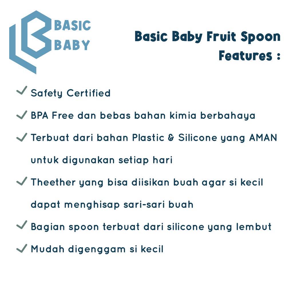 Basic Baby Fruit Spoon - Food Feeder / Perlengakapan Mpasi Anak