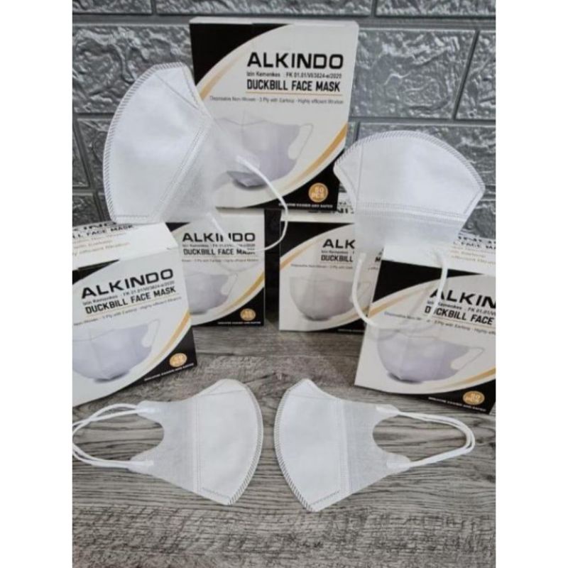 MASKER DUCKBILL/MASKER EAROOP 1 BOX ISI 50 pcs