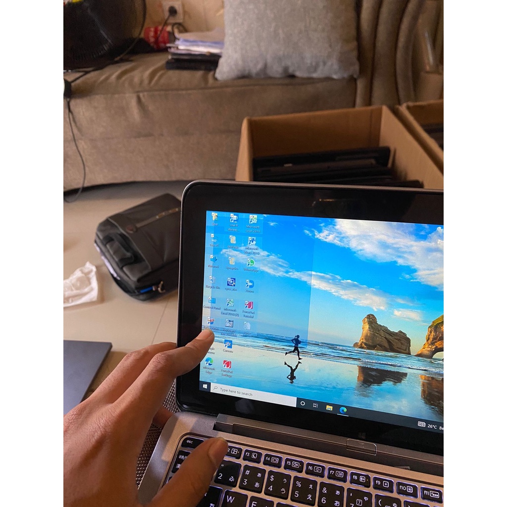 LAPTOP HP X2 - TABLET HYBRID HP ELITE X2 CORE M RAM 8gb SSD 128gb (2 in 1)