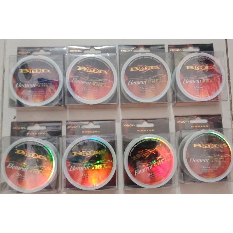 senar pancing blood element