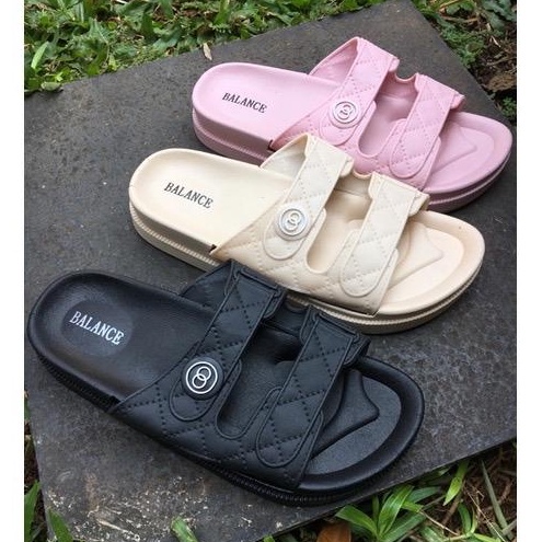 3.3 SALE Sandal Jelly Flat SHARON Korea Wanita Balance 1962 - A1