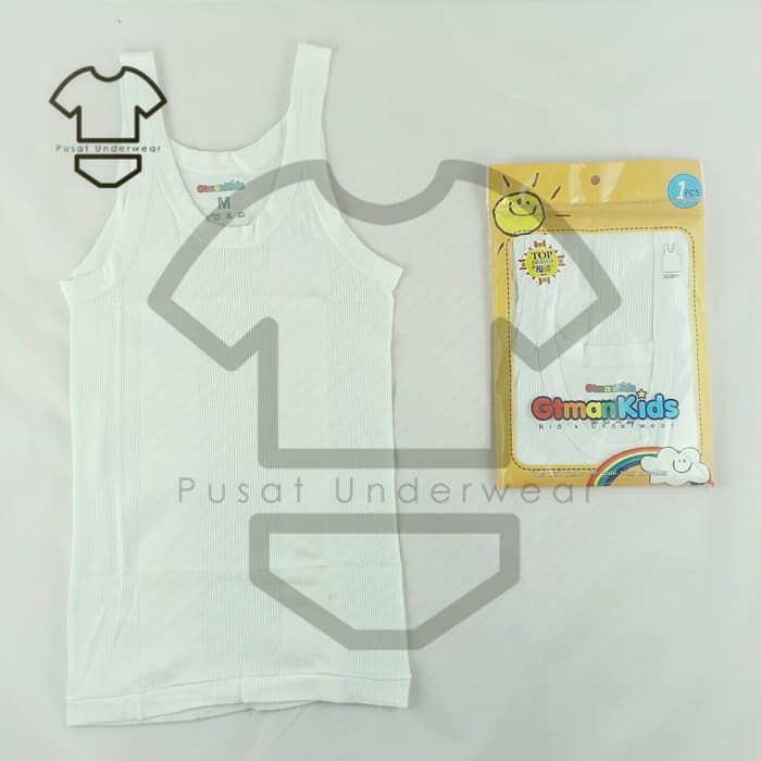 TERBARU
 Singlet anak GT-MAN KIDS SALUR | Kaos dalam anak laki gtman | gt-kids PALING MURAH
