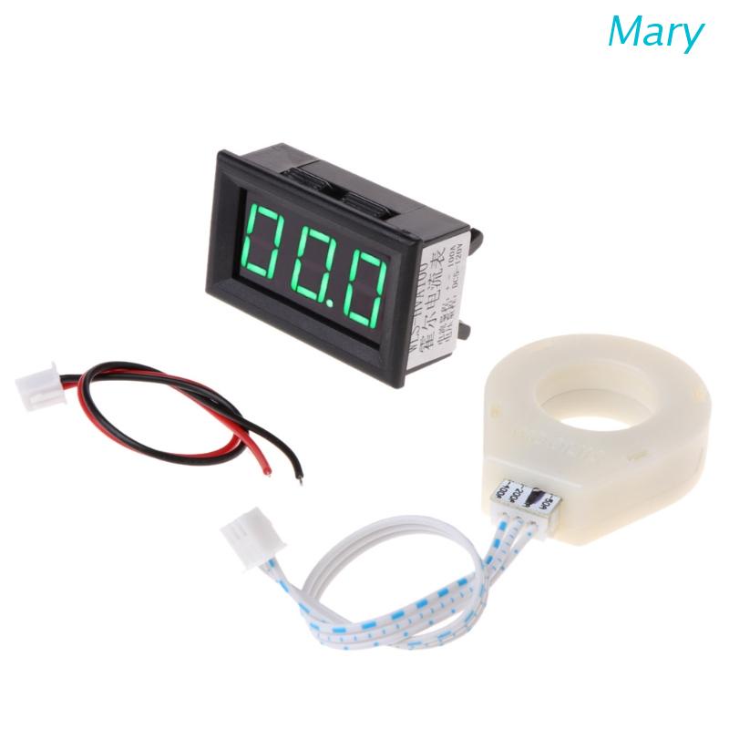 Mary 2 In 1 Voltmeter / Ammeter Digital Compact Dengan Efek Hall