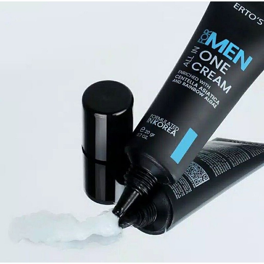 ERTOS ALL IN ONE CREAM FOR MEN KRIM PEMUTIH WAJAH PRIA SKINCARE ORIGINAL BPOM