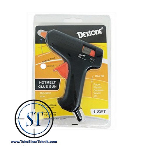 Alat Tembak Lem Lilin / Glue Gun Kecil 10 Watt Hot Melt Pistol Tembak Lem 10W