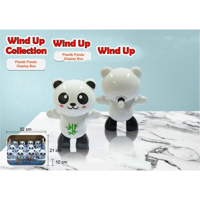 Mainan Lucu Wind Up Panda Joget
