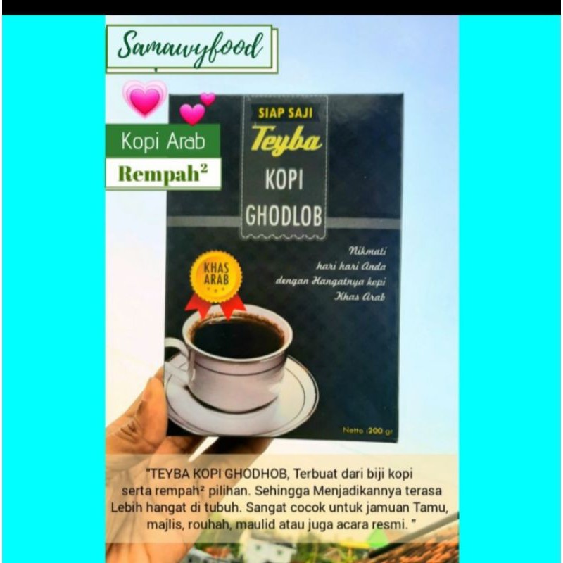 

kopi arab teyba instan / kopi ghodhob