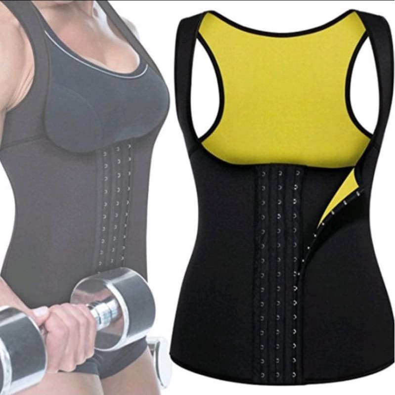 HOT SHAPER SLIMMING VEST ROMPI PEMBAKAR LEMAK PENGECIL PERUT DENGAN BOX