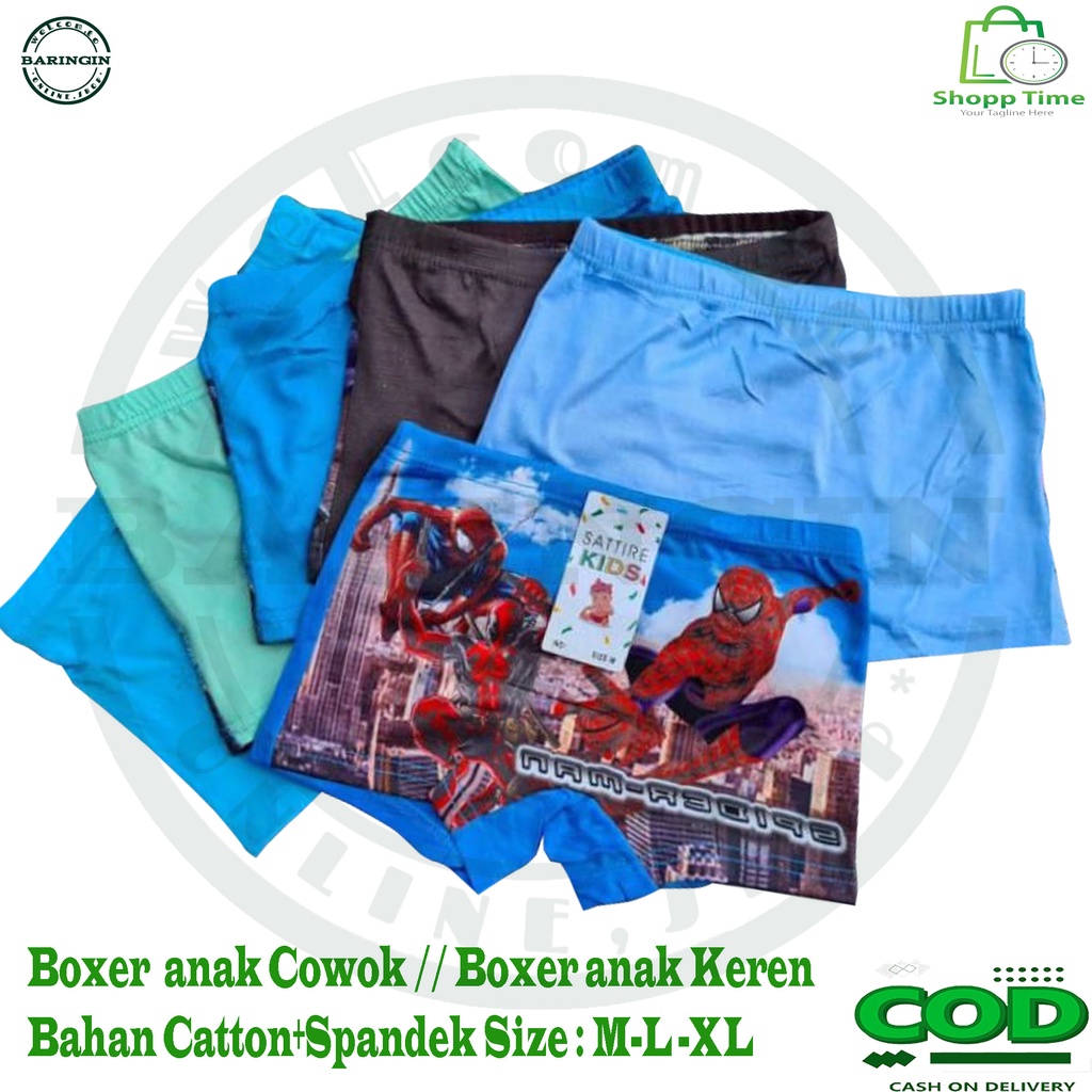 Boxer anak cowok ISI 6 PCS -Boxer anak cowok-CELANA DALAM BOXER ANAK LAKI-LAKI KARAKTER/BOXER ANAK LUCU