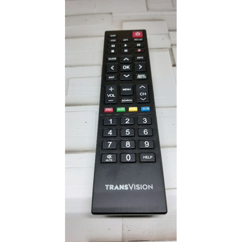 REMOTE REMOT RECEIVER TRANSVISION DECORDER TERBARU ORIGINAL ASLI