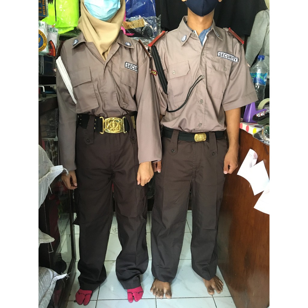 ARMOUR Setelan PDH Satpam Baru PDH Security 2021 PDH Satpam Cokelat TERMURAH