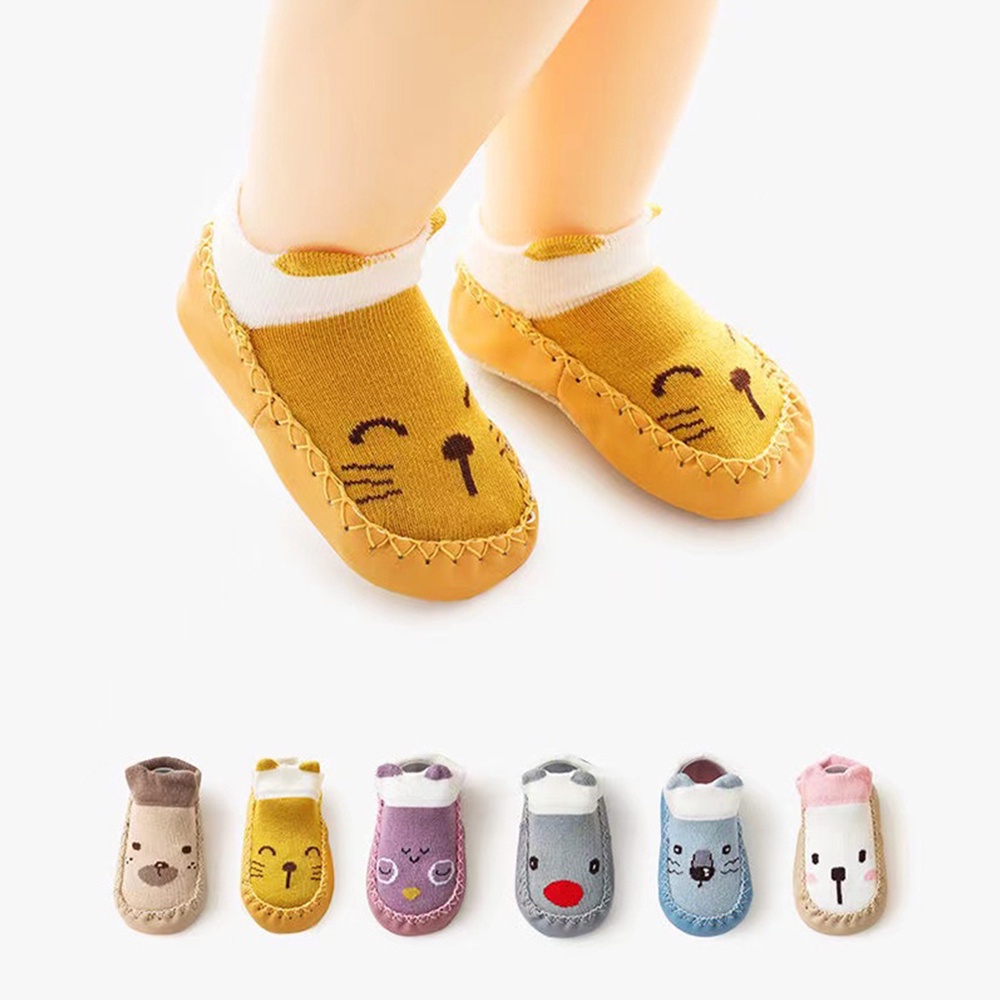 Kaos Kaki Anak/Children's Boat Socks/Korea Lucu Kaus Kaki Bayi Motif Lucu Anti Slip /Baby Socks/Sepatu Anak Bayi Import./C 95-96-97-98