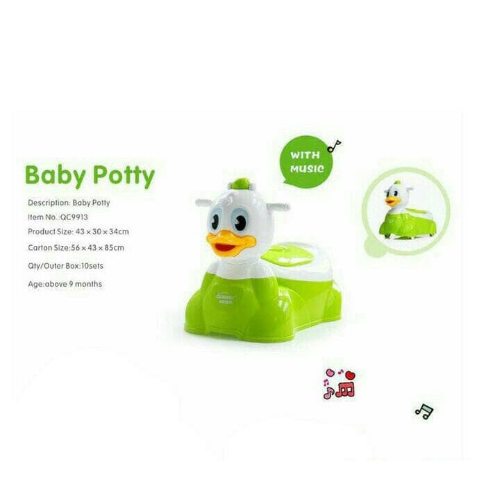 QC baby potty trainer / potty training / pispot bayi