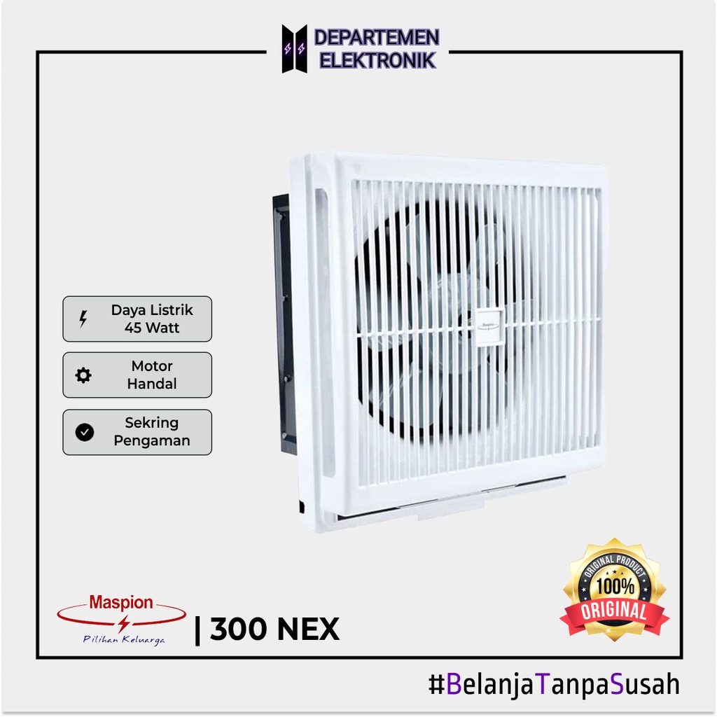 MASPION : EXHAUST FAN 12&quot; MASPION MV 300 NEX HARGA EKONOMIS