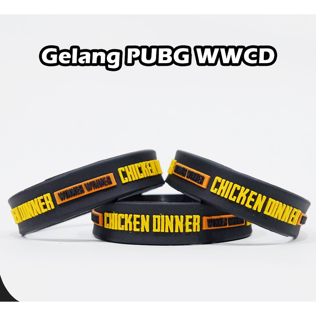 Gelang PUBG Winner Chicken Dinner - Premium Bracelet Player Unkown's