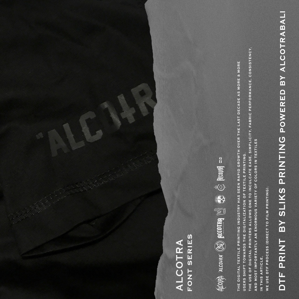 TS ALCO WAR // T-SHIRT ALCOTRA WAR FONT