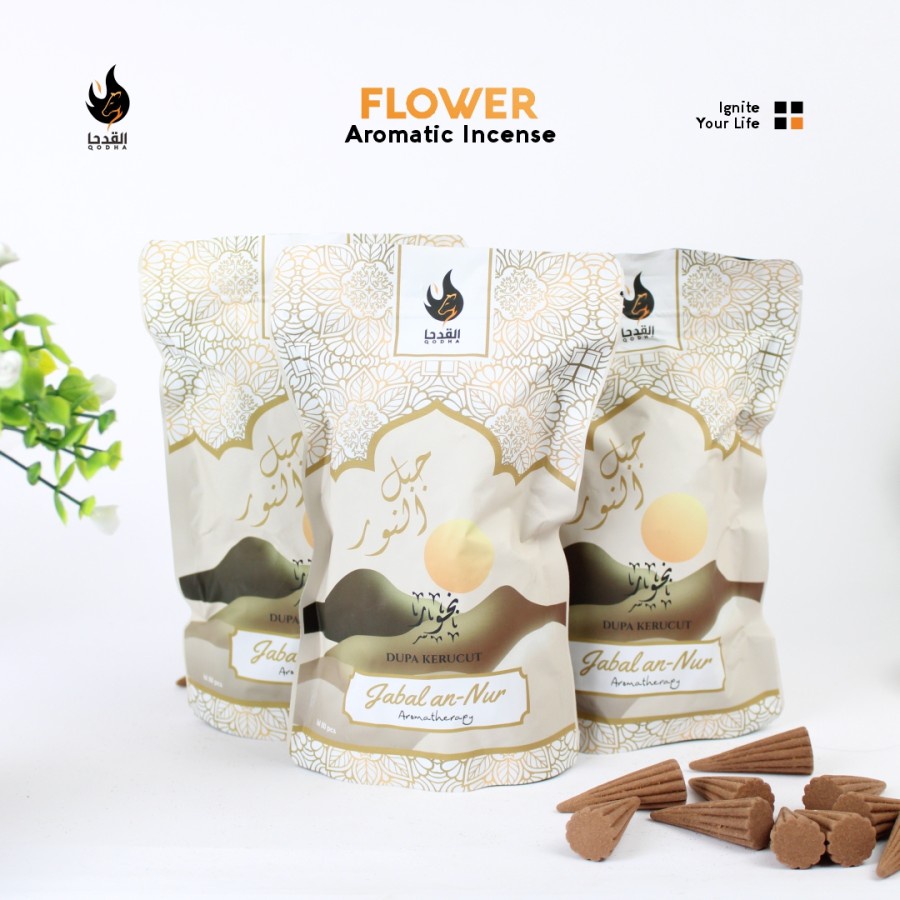 Bukhur Buhur Dupa Kerucut Aromaterapi Qodha isi 50 Pcs Aroma JABAL AN NUR