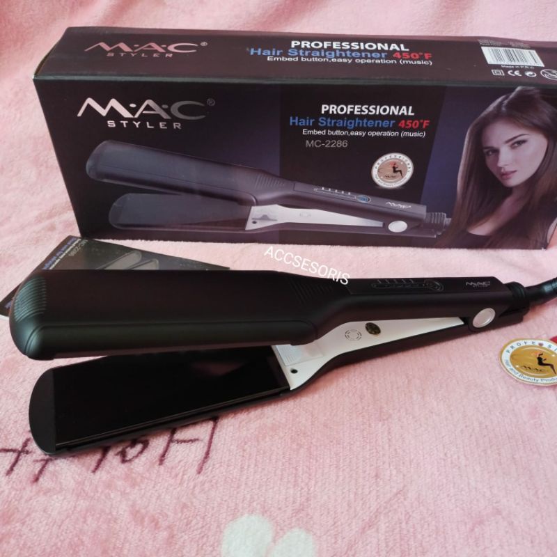 CATOKAN SALON SMOOTHING MAC Styler LEBAR PLAT 5,5.Cm