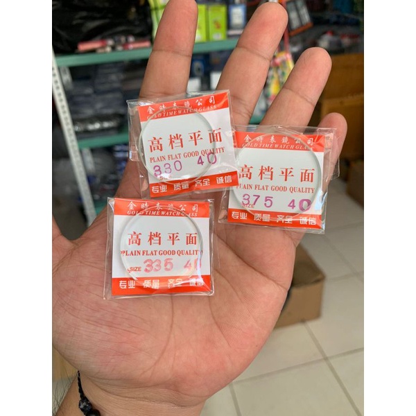 Kaca Jam tangan Datar tebal 4MM