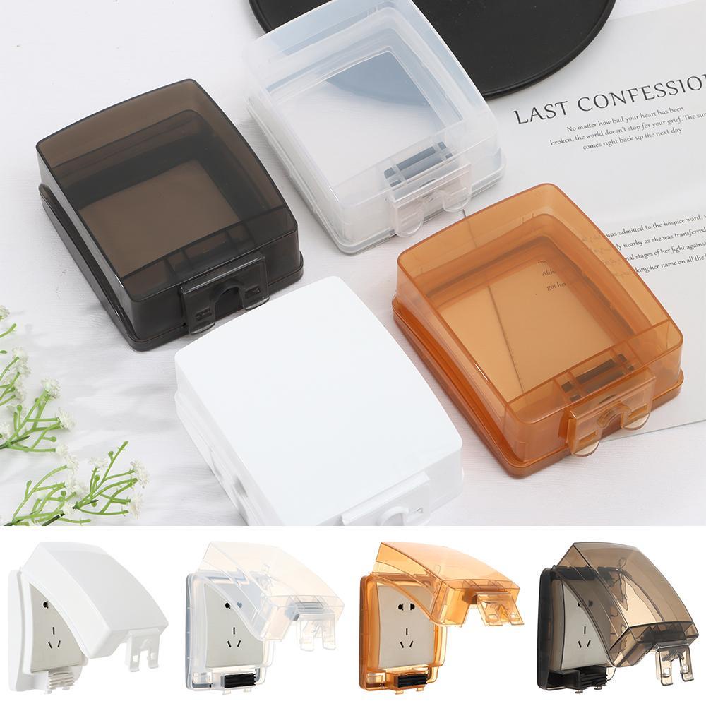 Top Socket Protector Transparant Splash box 86tipe Pelindung Saklar box